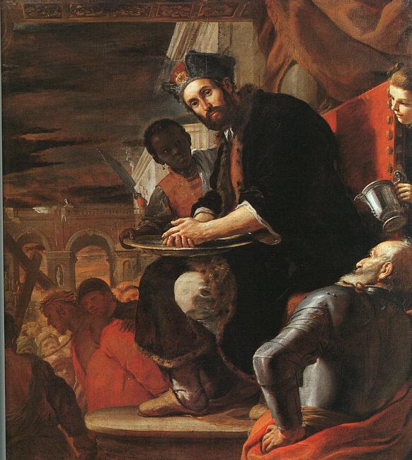 Mattia Preti Pilate Washing his Hands Sweden oil painting art